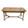 Table à manger de ferme extensible renaissance espagnol patinée 10 places