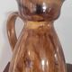 Vintage rustic ceramic pitcher. 1950s/1970s