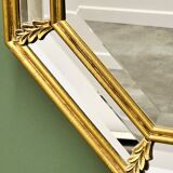 Vintage neoclassical octagonal mirror by Deknudt, Belgium, 1980s