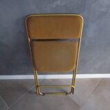 70's folding chair in velvet