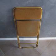 70's folding chair in velvet