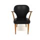 Scandinavian leatherette armchair, Sweden, 1960