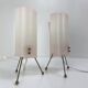 Paire de lampes tripodes vintage, 1960s