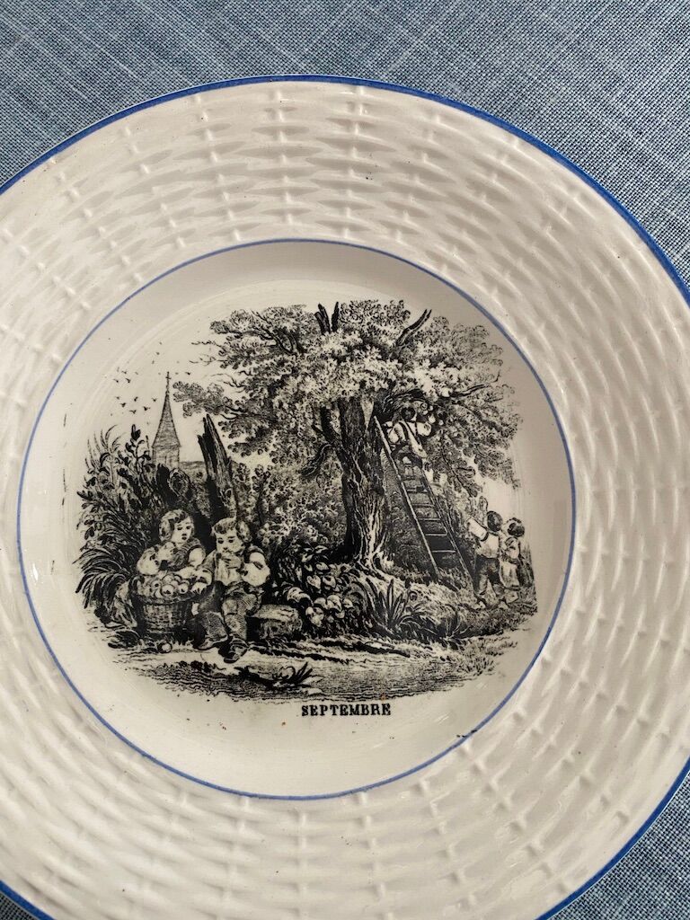 12 talking plates by Digoin