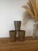 Set of 3 ceramic tumblers Grès Cermer