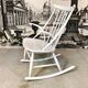 Wooden Rocking chair by Illum Wikkelsø for Niels Eilersen, Denmark 1950s
