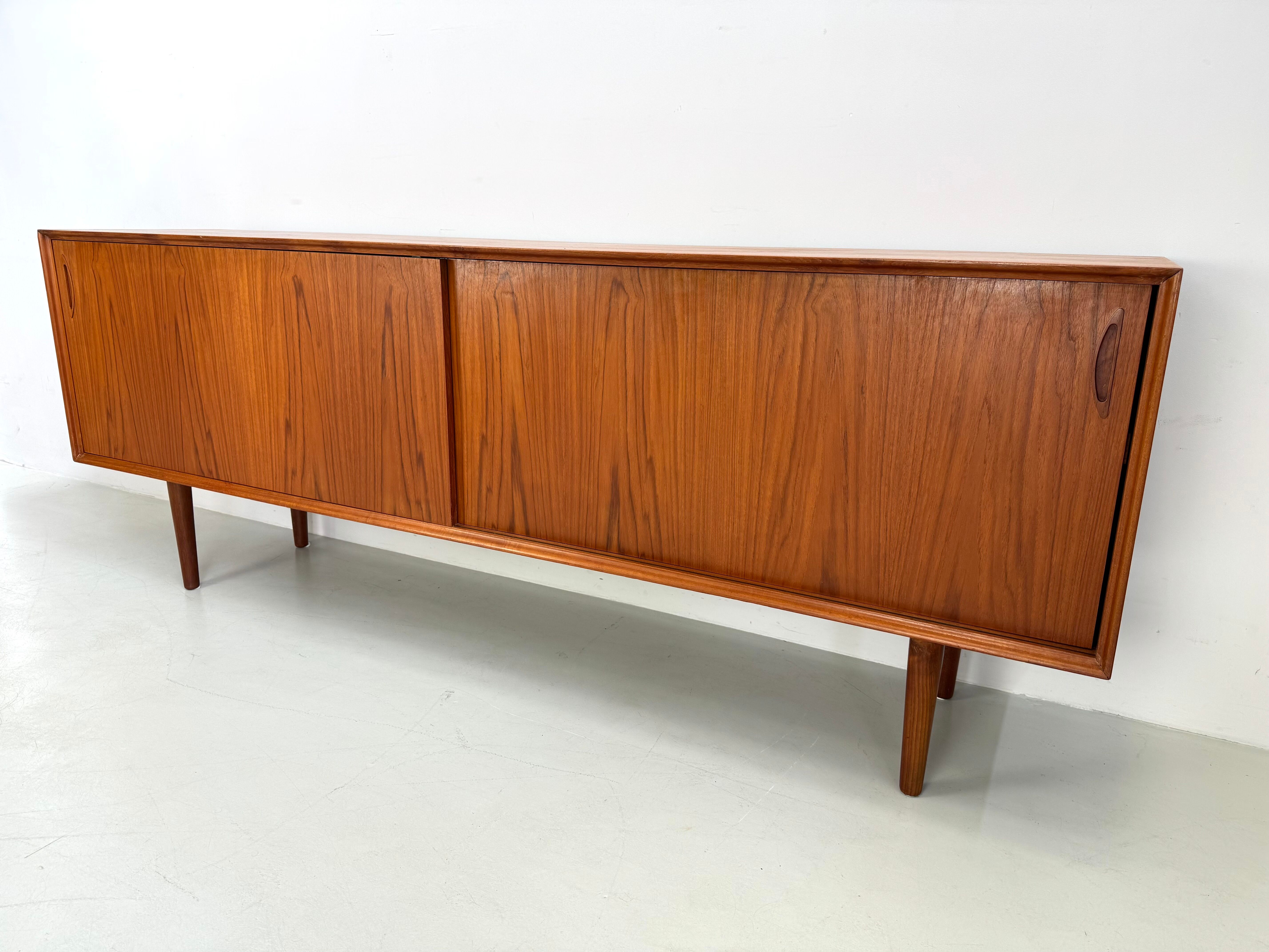 Rare and beautiful Danish sideboard by E. Pedersen & Son A-S Copenhagen.