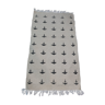 White and black Berber carpet 107x60cm