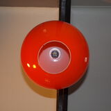 Orange opaline ball suspension 1970