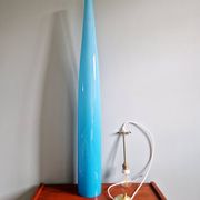 XXL Murano glass suspension in blue, Alessandro Pianon, Vistosi, 1960