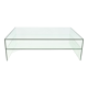 Table basse en verre
