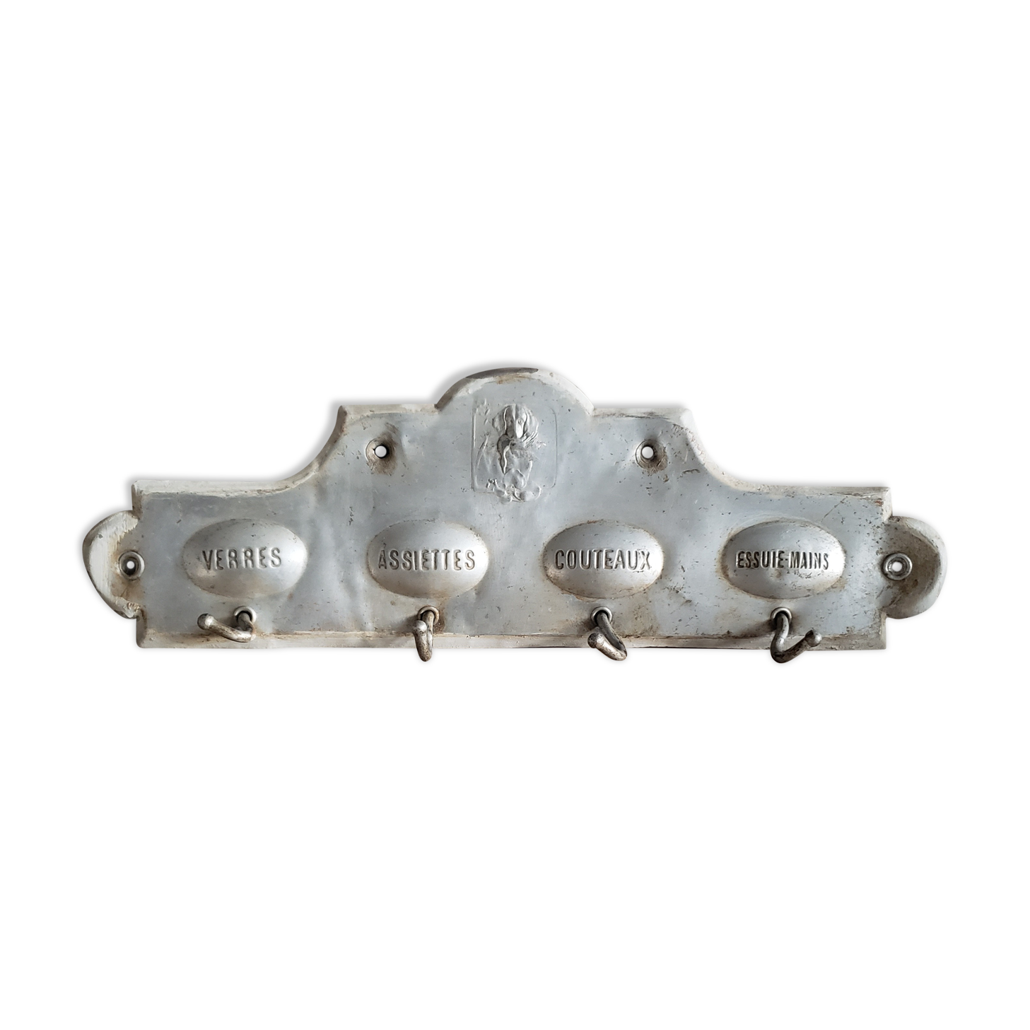 Aluminum tea towel wall mount