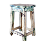Old Burmese teak workshop stool