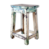 Old Burmese teak workshop stool