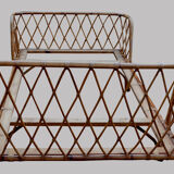 Rattan bed