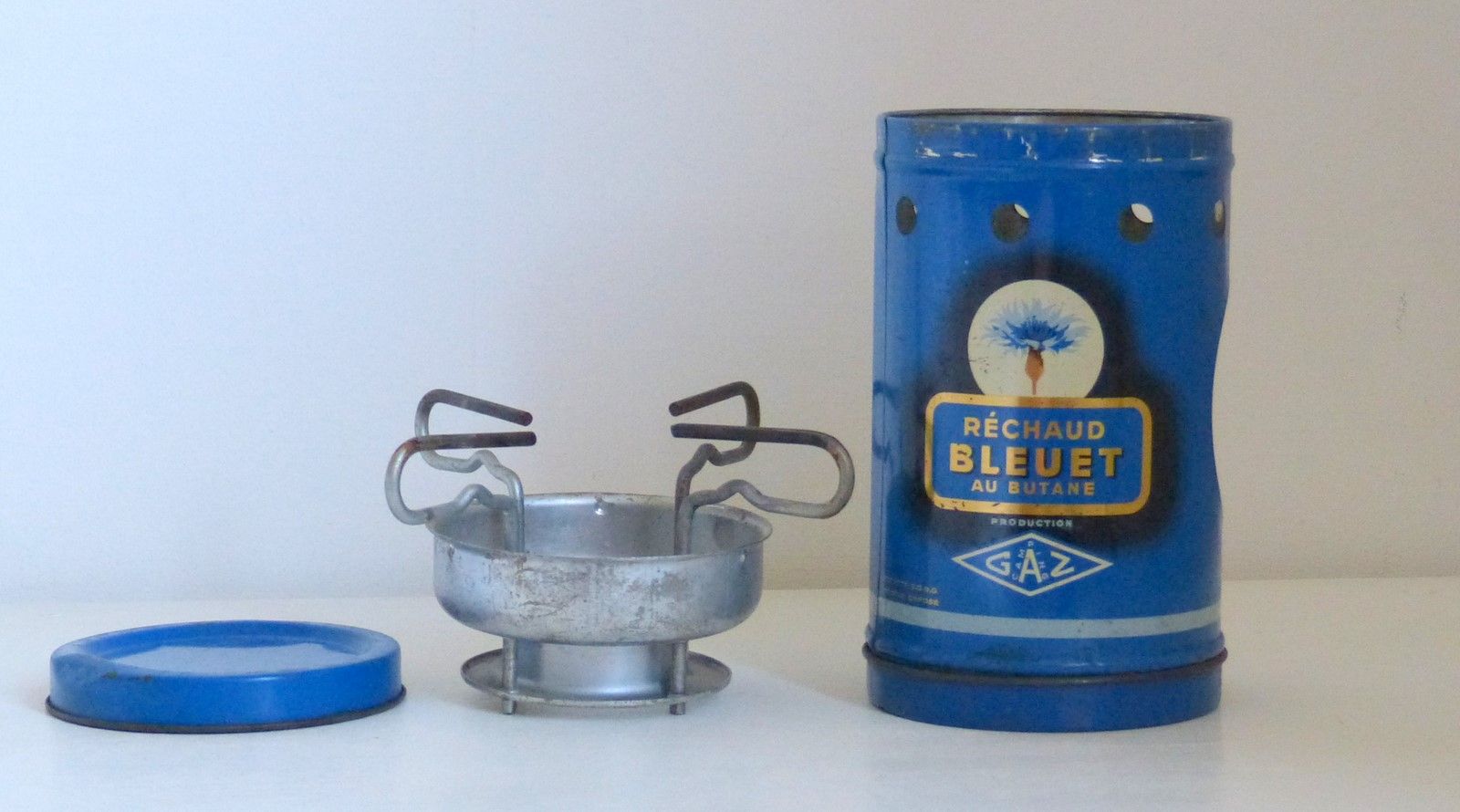 Réchaud à Pétrole Vintage Haller 1 Mèche émaillé Vert - Occasion