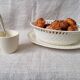 Basket and top in Wedgwood earthenware