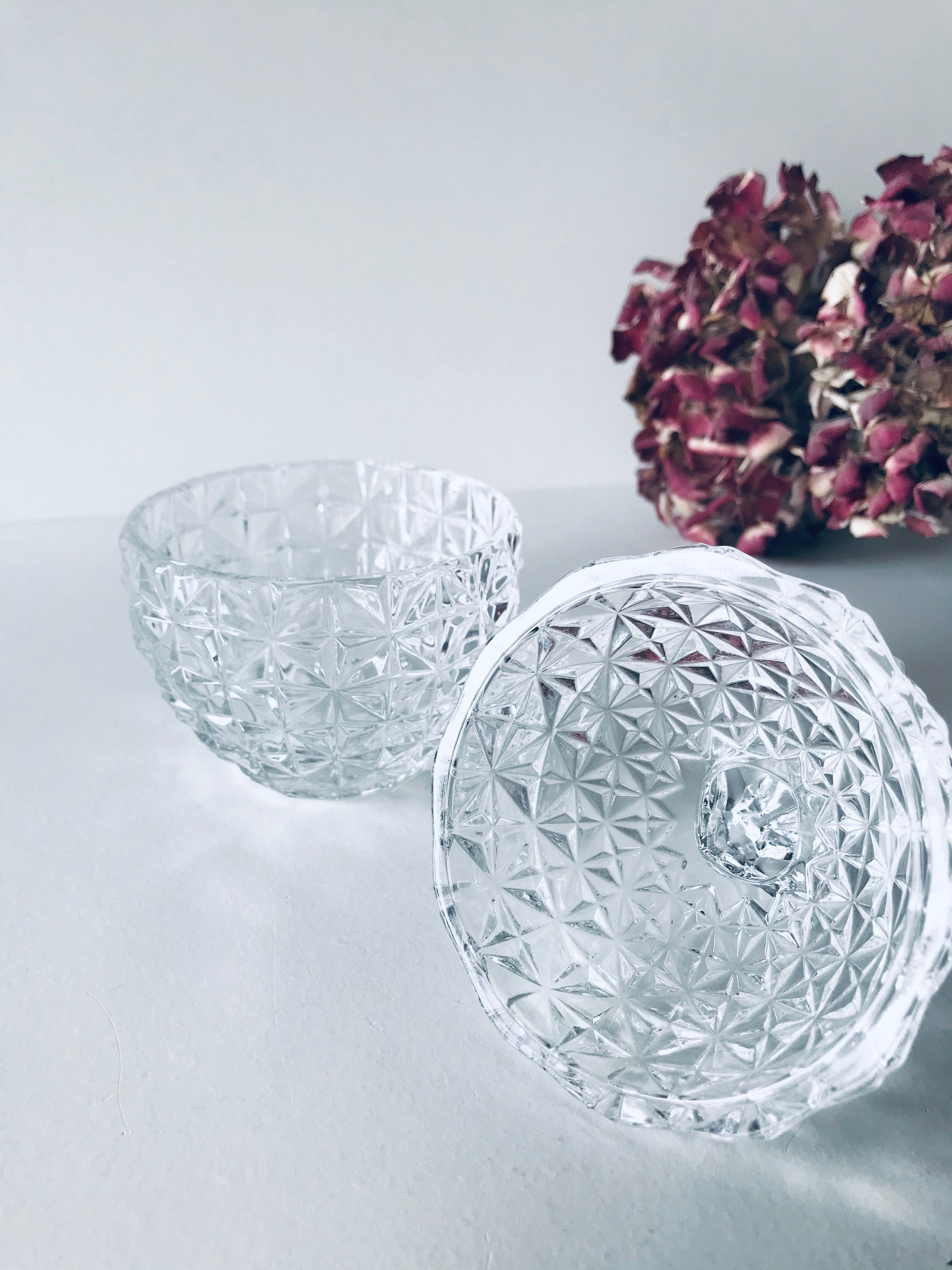 Crystal pineapple candy jar