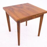 Art Deco square table, Poland, 1940s. After renovation.