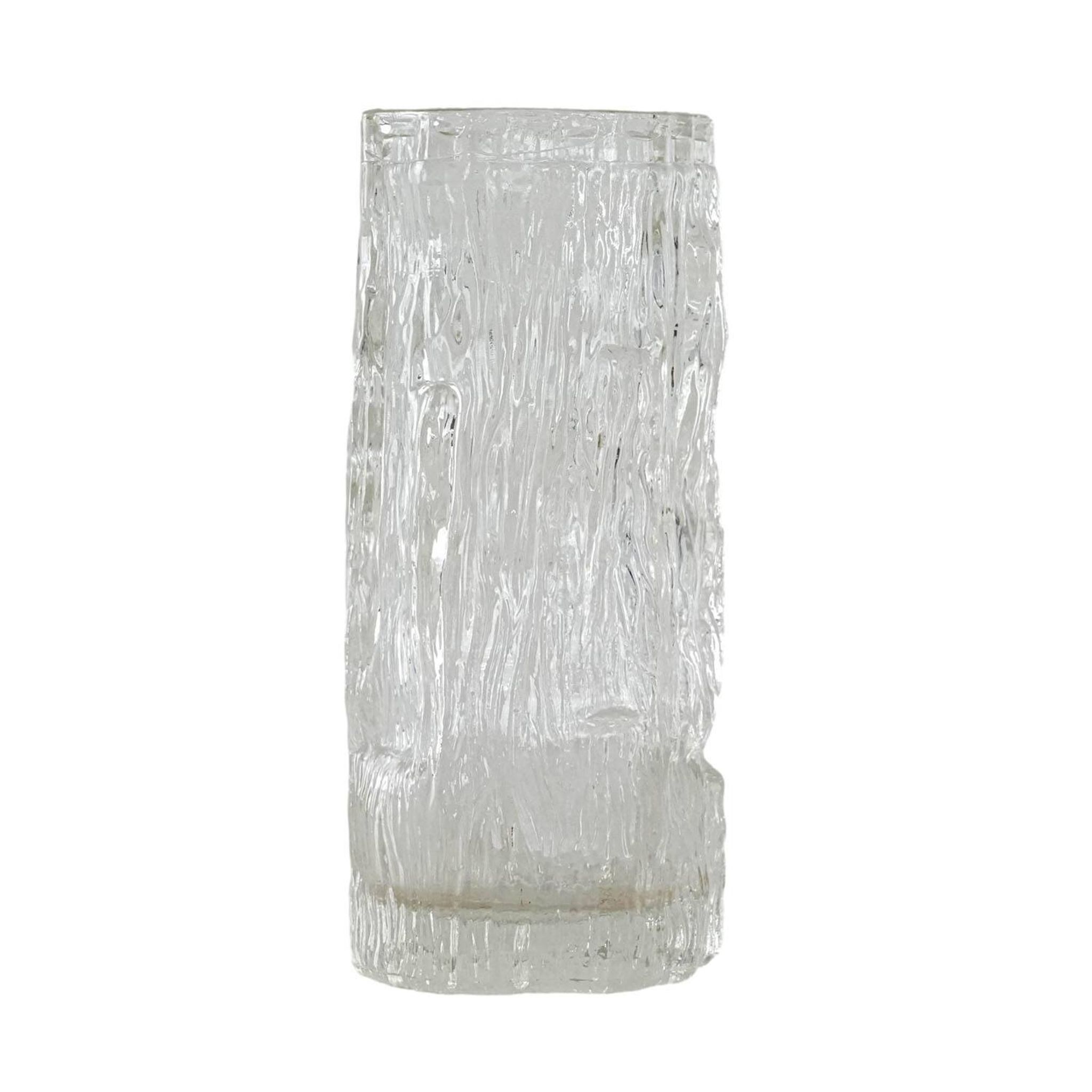 Glass vase Avena, Finnish design, 1960s, designer: Tapio Wirkkala