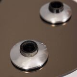 Applique plafonnier vintage années 60 en verre 4 lumieres design italien