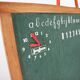 Tableau d'écolier vintage