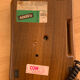 Old Thomson bakelite telephone and vintage wood