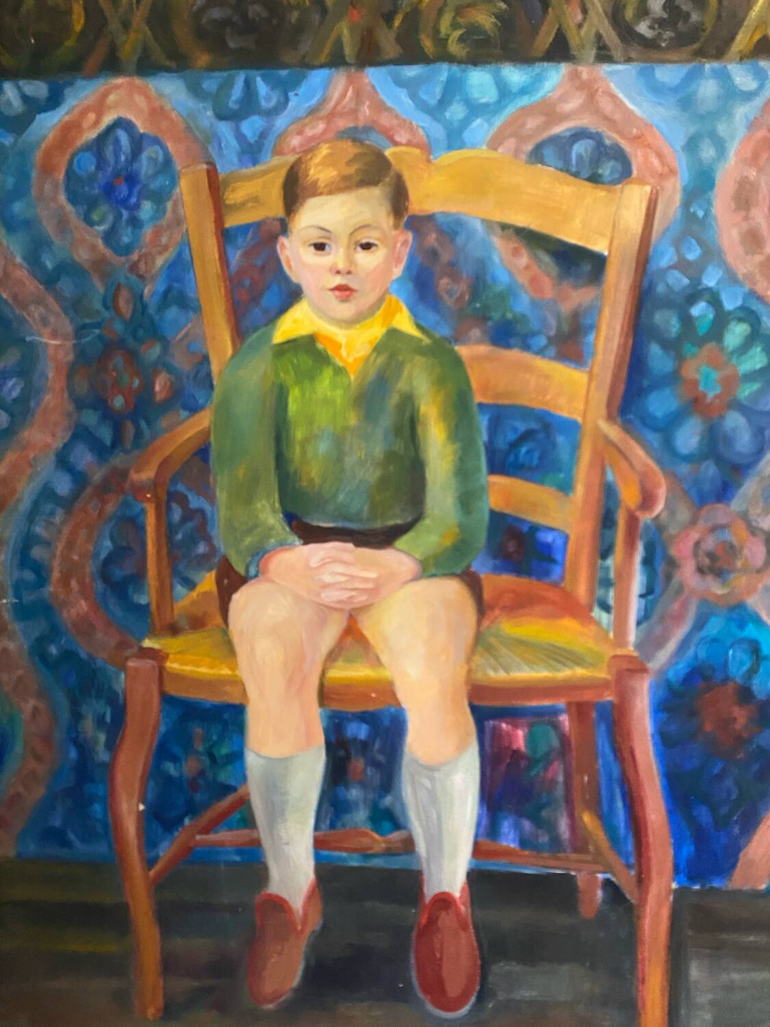 Polish school portrait of Cyan (1912-1981)