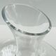 Designer glass decanter – organic shape – contemporary style