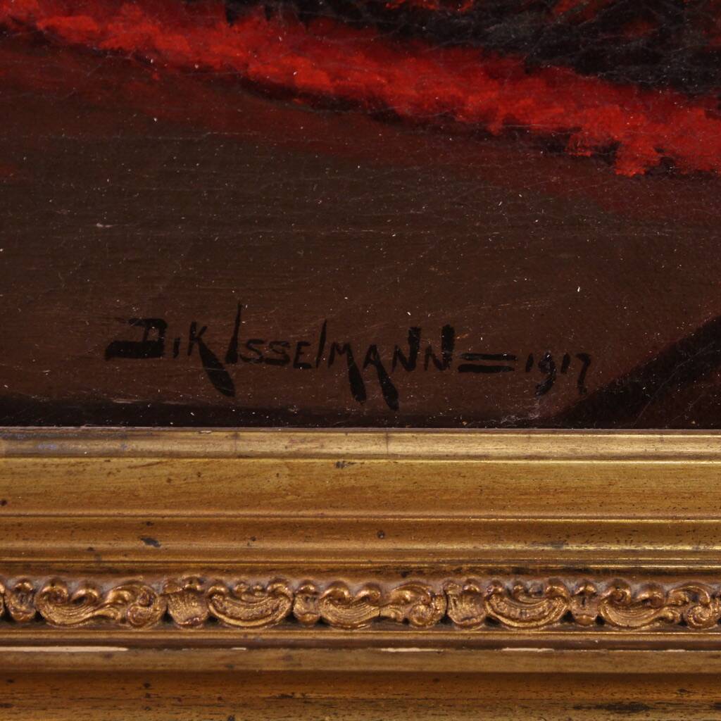 Dutch painting still life signed and dated