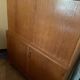 Very nice vintage wooden secretary, in a retro 60s/70s style, on