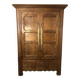 Breton wedding armoire in chestnut - Dated 1869