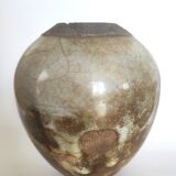 Signed Raku vase
