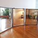 Mirror triptych barber vintage 66cm x 27cm