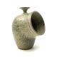 Organic green ceramic vase, France 1960s