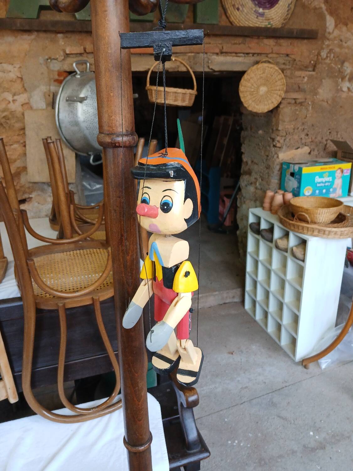 Marionnette en bois Pinocchio