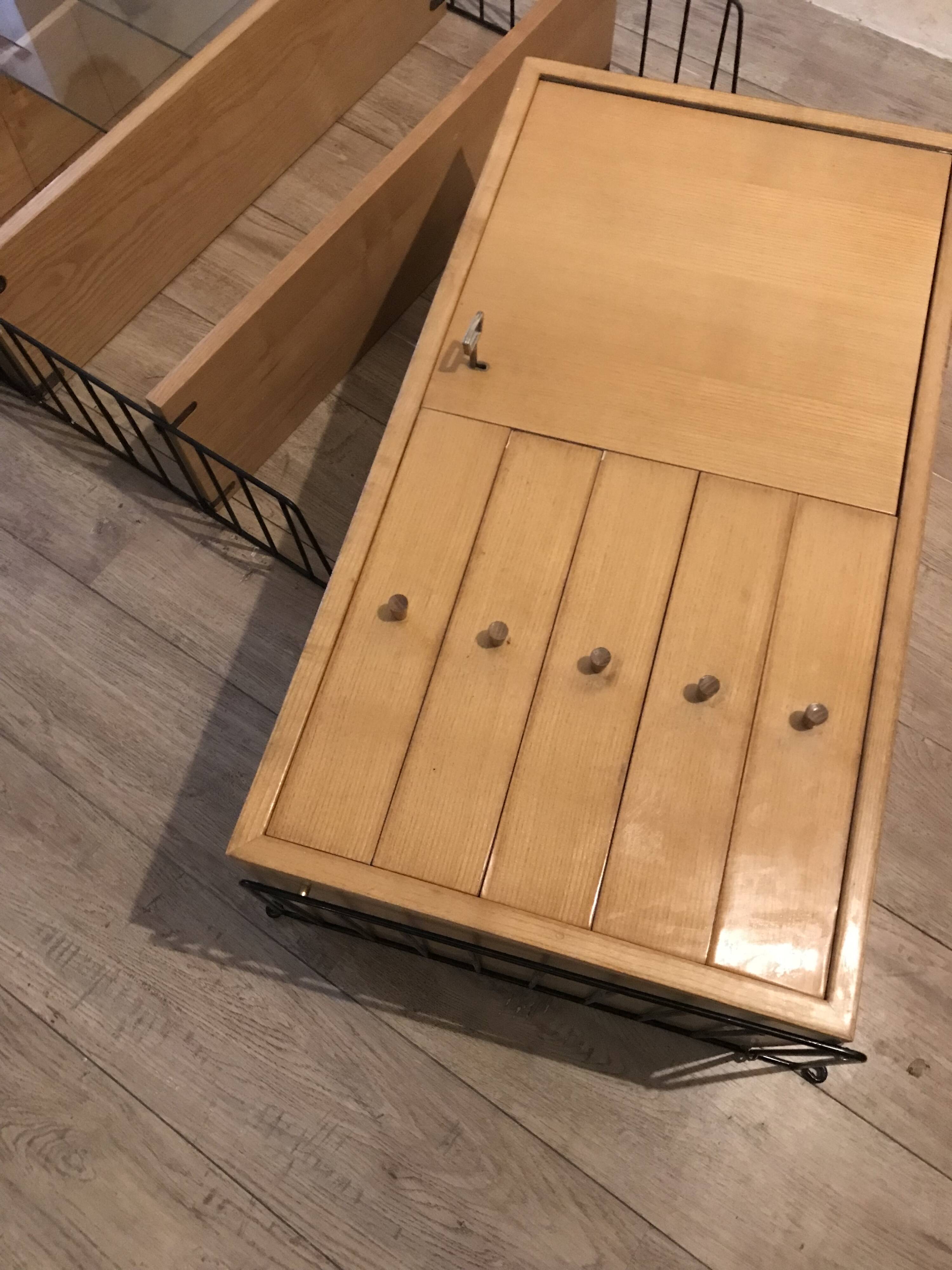 String wall unit, shelf unit and display case, Sweden 1960