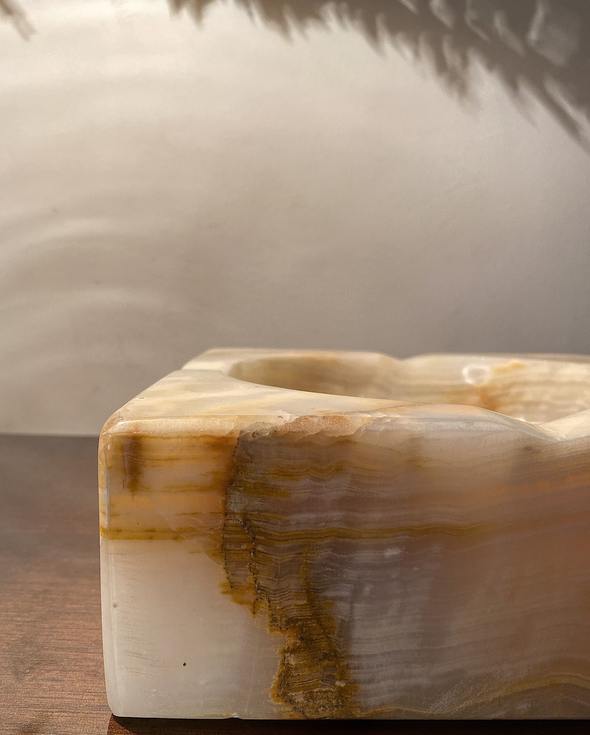 Alabaster ashtray