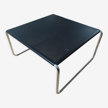 Perforated metal coffee table