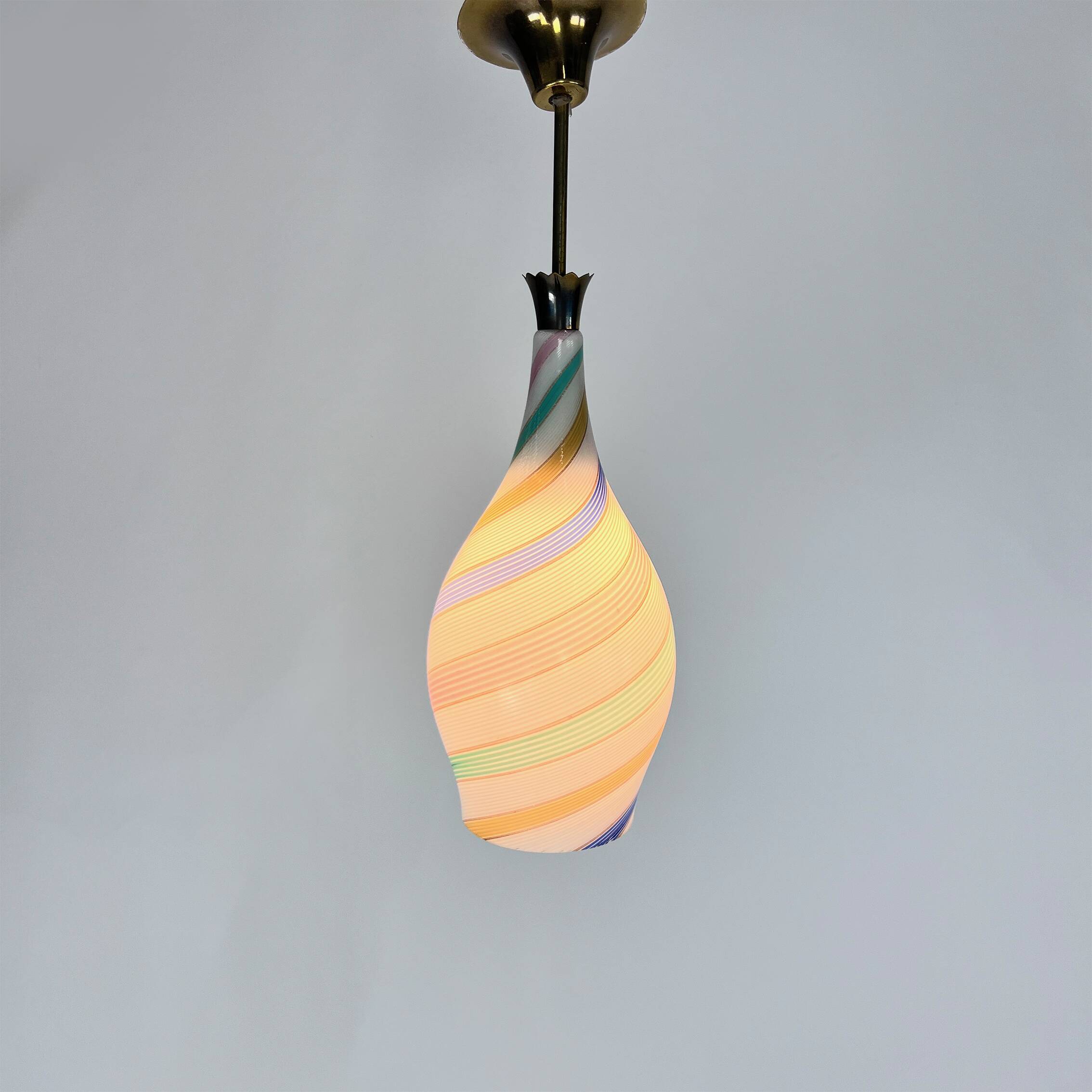 Mid Century Pendant, Murano, 1960s