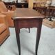 Table, console, dressing table in solid oak with curved legs - 1900