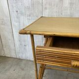 Vintage rattan desk