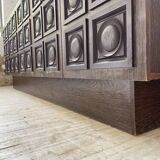 Brutalist sideboard attributed to De Coene, 1970s