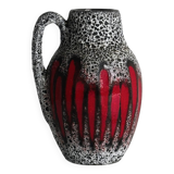 Small textured ceramic pitcher or vase