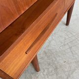 Vintage Danish mid-century teak bar cabinet 1960
