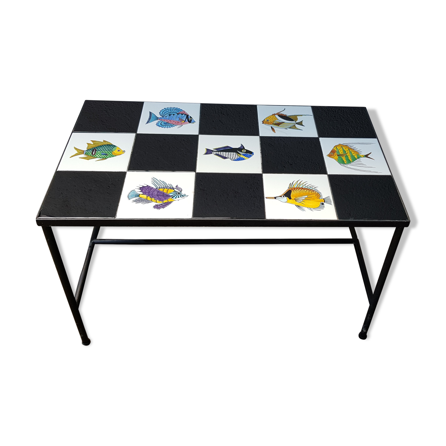 Ceramic coffee table fish 60 's