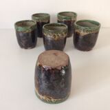 6 cups cups made of sandstone