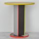 Handmade table made from recycled materials. Neoplasticism-style table.