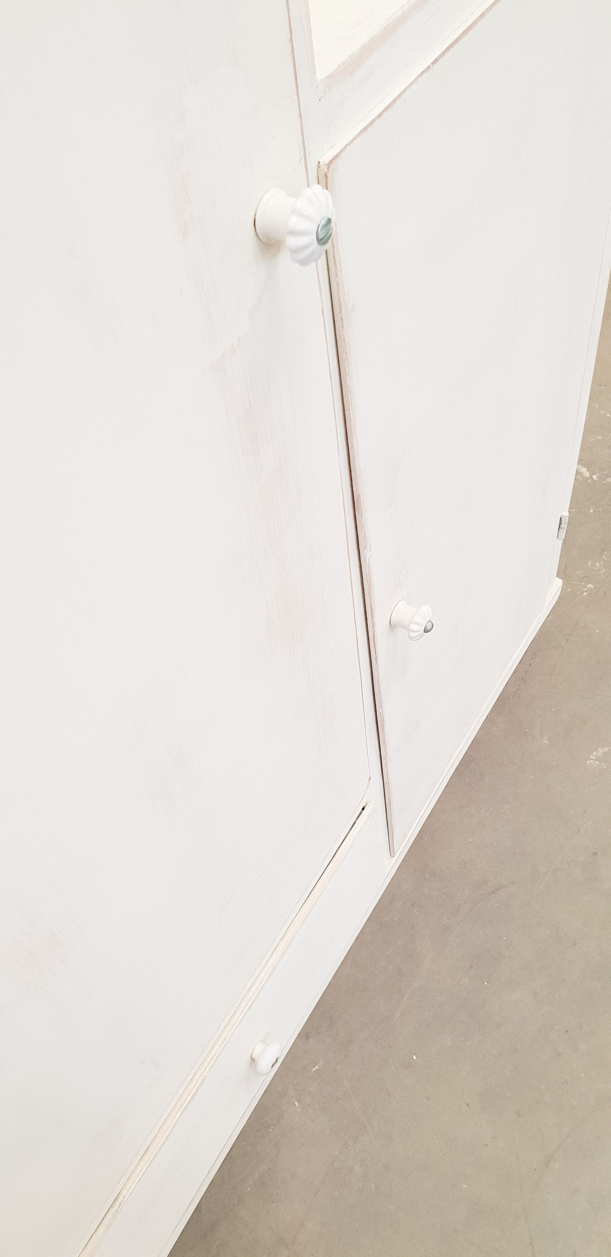 Vintage asymmetrical cabinet