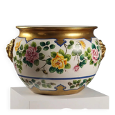 Vintage ceramic vase Manifattura Batignani Florence 20th Century